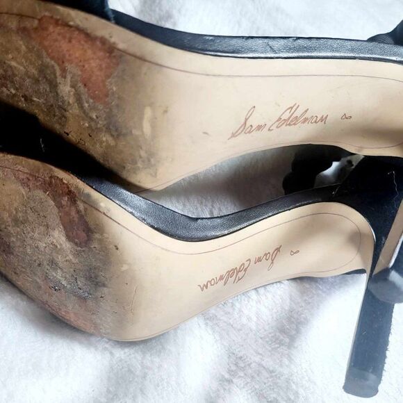 Sam Edelman size 8 color black heel 3 inches - Picture 10 of 10